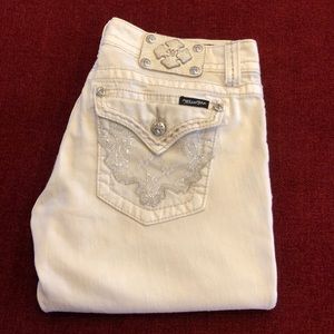 Miss Me White Jeans